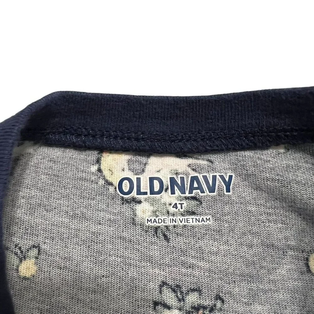 Old Navy 4T Unicorn Floral Dress